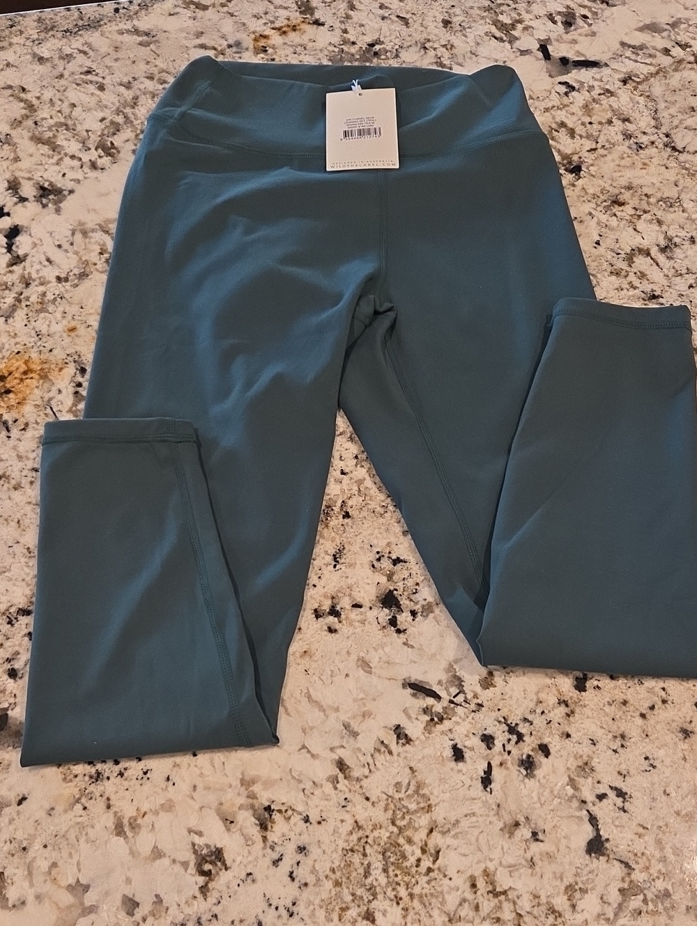Wilo The Label Womens Teal Funnelneck Sweatshirt And Leggings Set - Picture 8 of 12